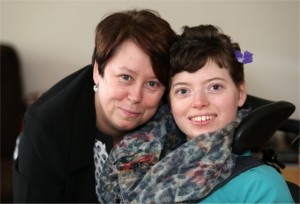 Margaret Lavery and her 19-year-old daughter, Katrina, are fighting Community Living B.C. over finding a suitable place for Katrina, who has a developmental disability. Photograph By BRUCE STOTESBURY, Times Colonist